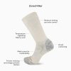 Chaussette de randonnée basse zonée